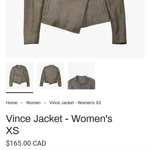 Vince leather jacket *blush colour* - Picture 15 of 16